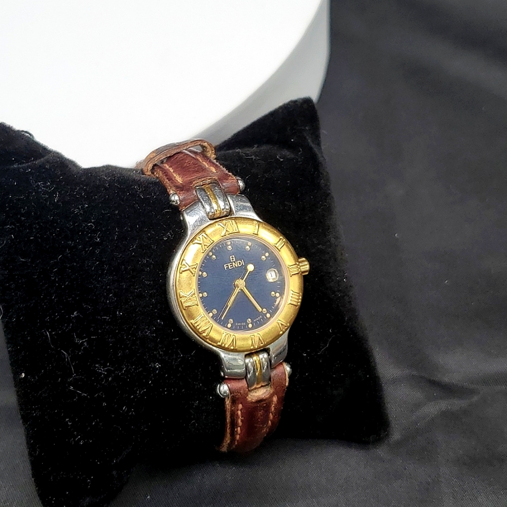 Women's Fendi Gold and Silver Watch